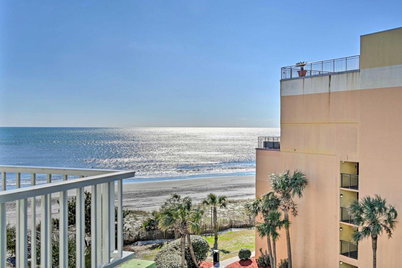 Beachfront Condo In Myrtle Beach With Pool Access 외부 사진
