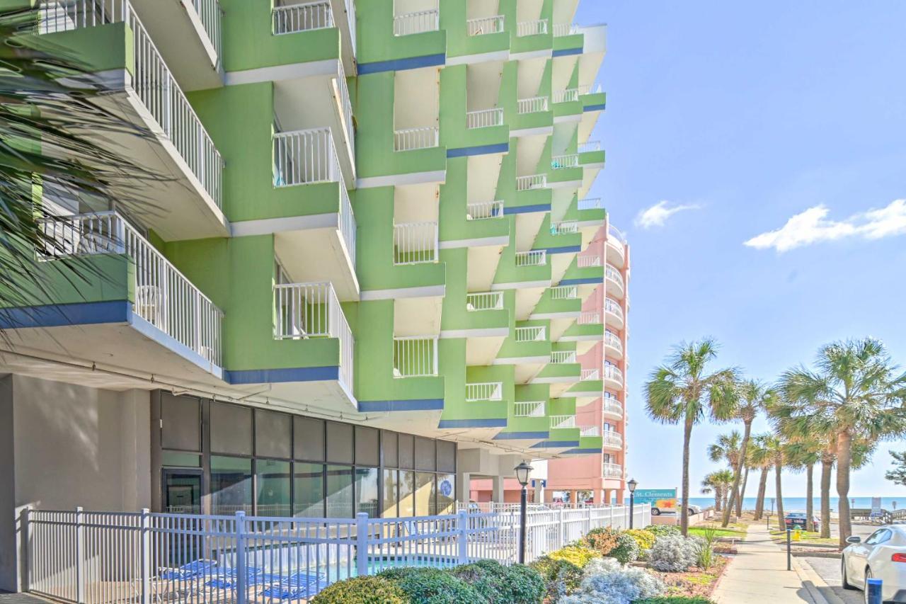 Beachfront Condo In Myrtle Beach With Pool Access 외부 사진