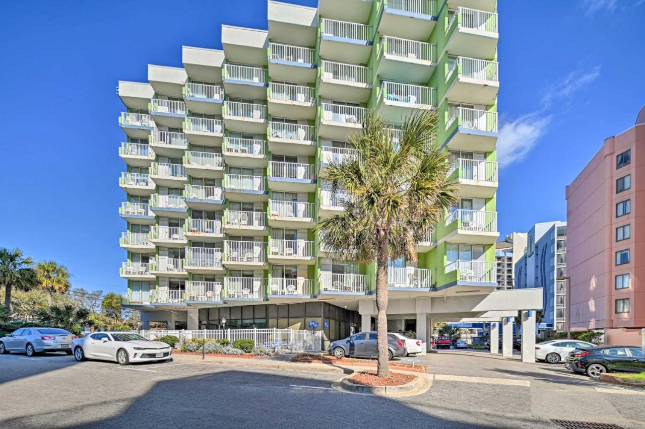 Beachfront Condo In Myrtle Beach With Pool Access 외부 사진
