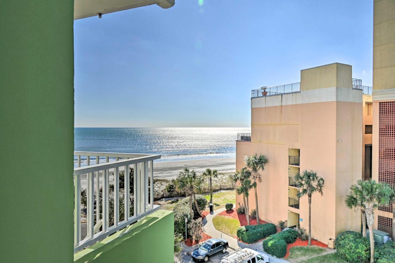 Beachfront Condo In Myrtle Beach With Pool Access 외부 사진