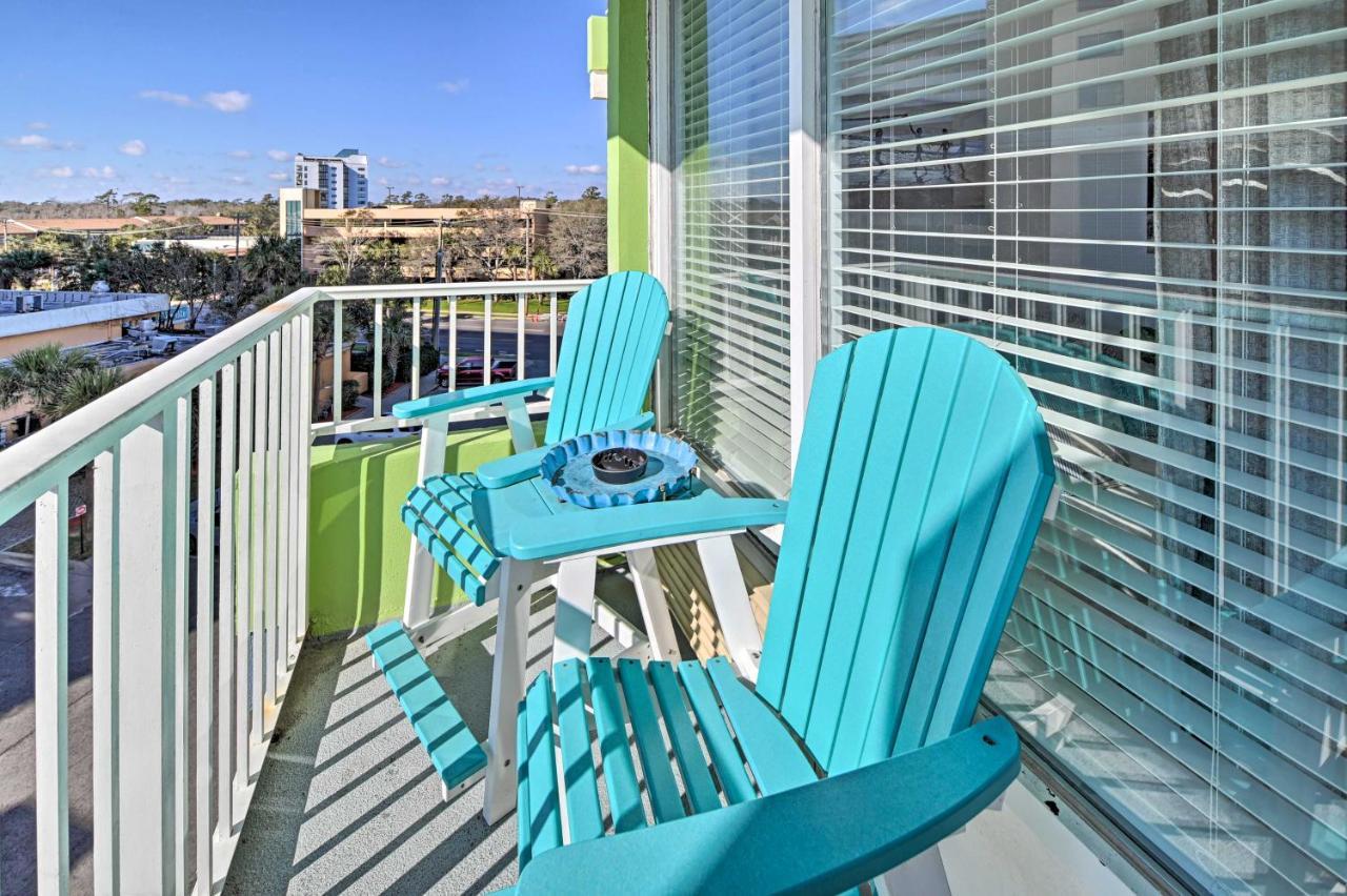 Beachfront Condo In Myrtle Beach With Pool Access 외부 사진